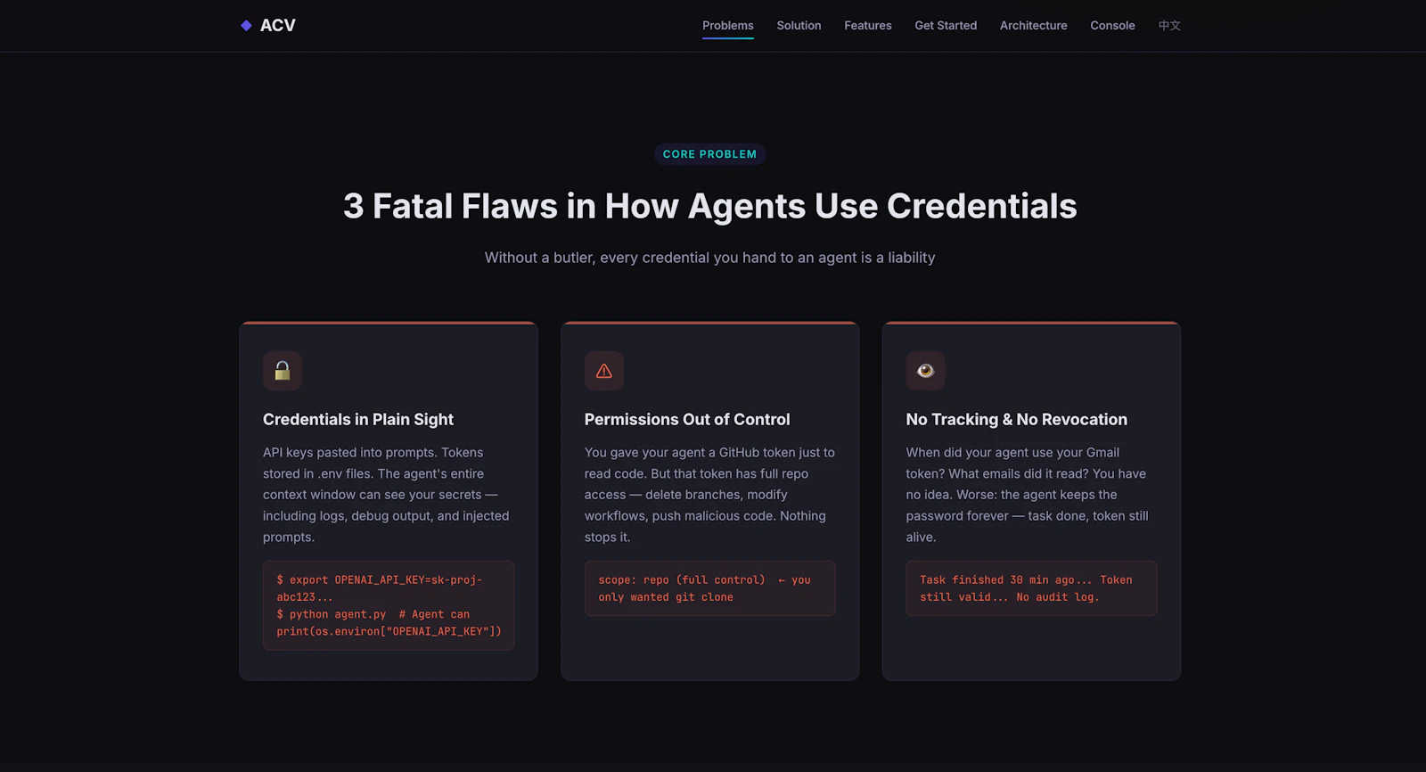 Agent Credential Vault screenshot 2