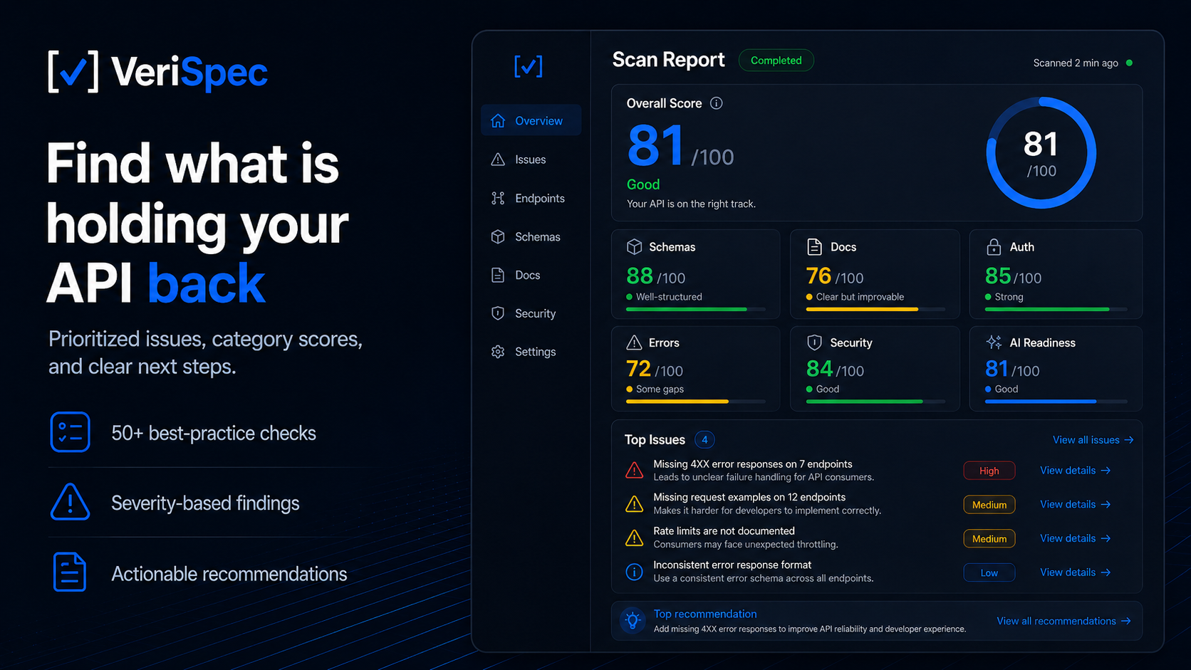 VeriSpec – AI-Readiness for API Specs gallery image