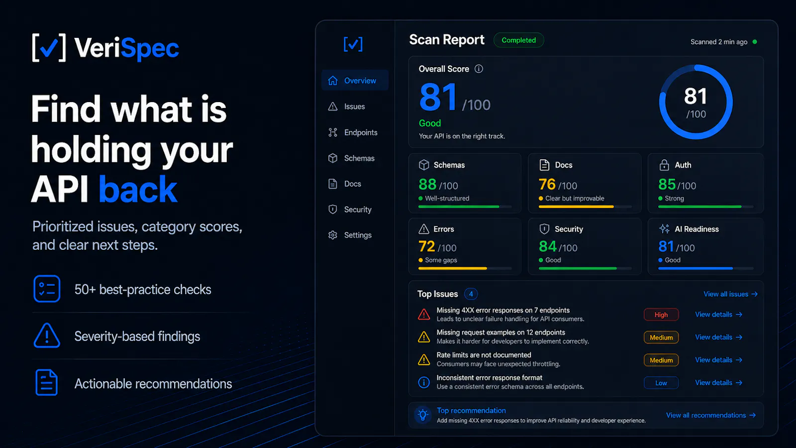 VeriSpec – AI-Readiness for API Specs screenshot 4