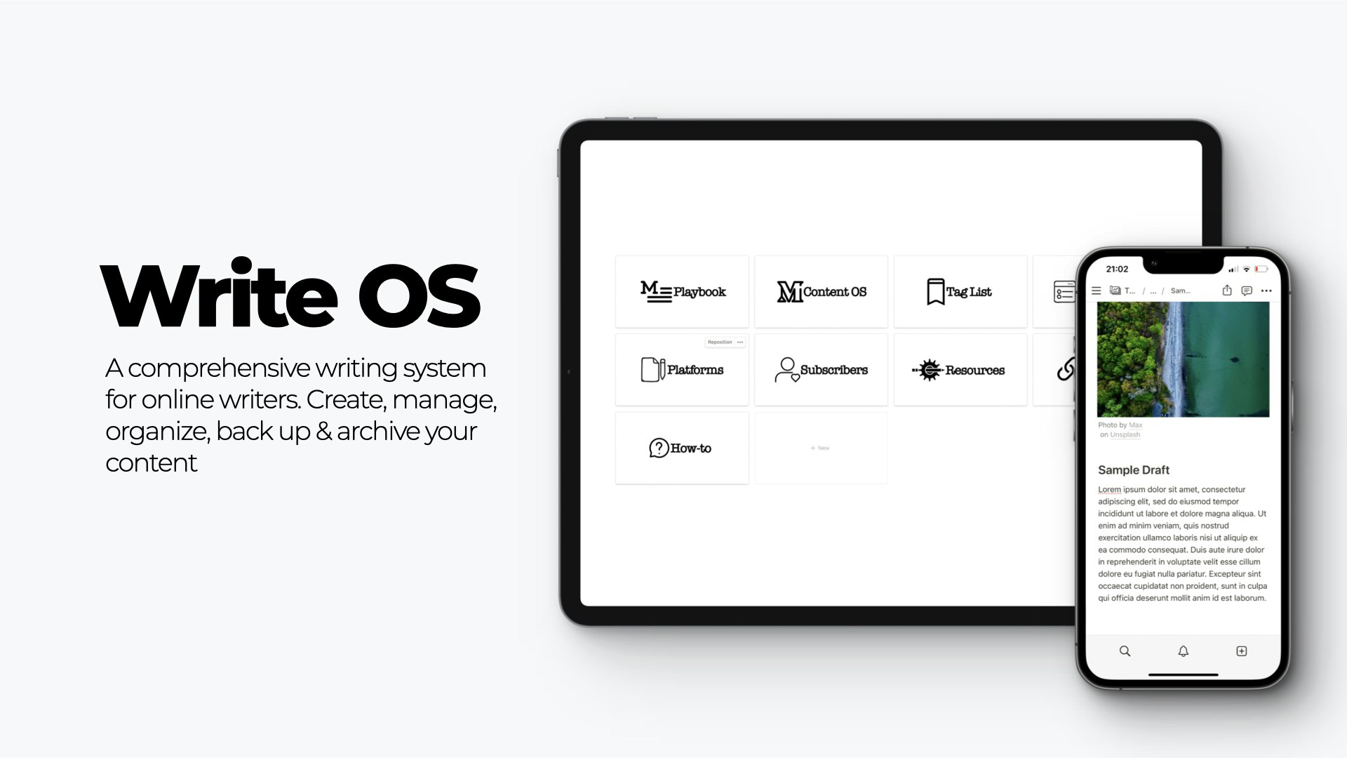 Write OS media 1