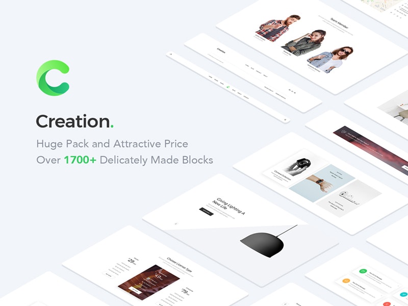 Creation Web UI Kit gallery image