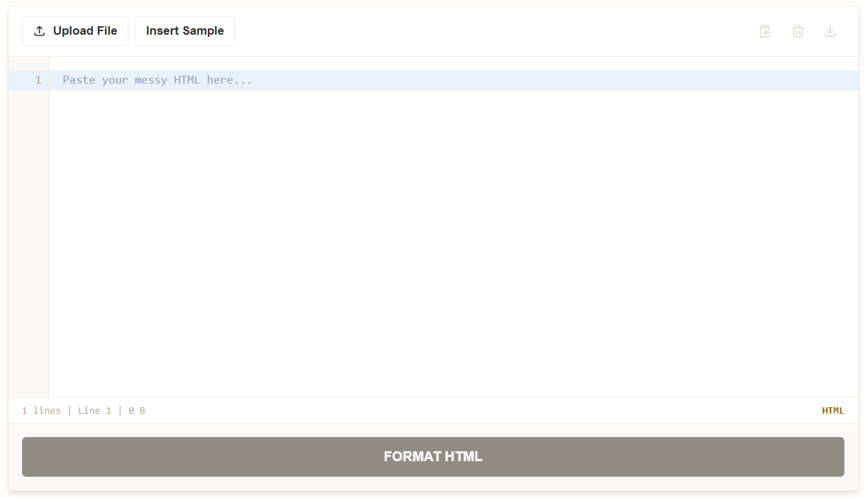 HTML Formatter gallery image