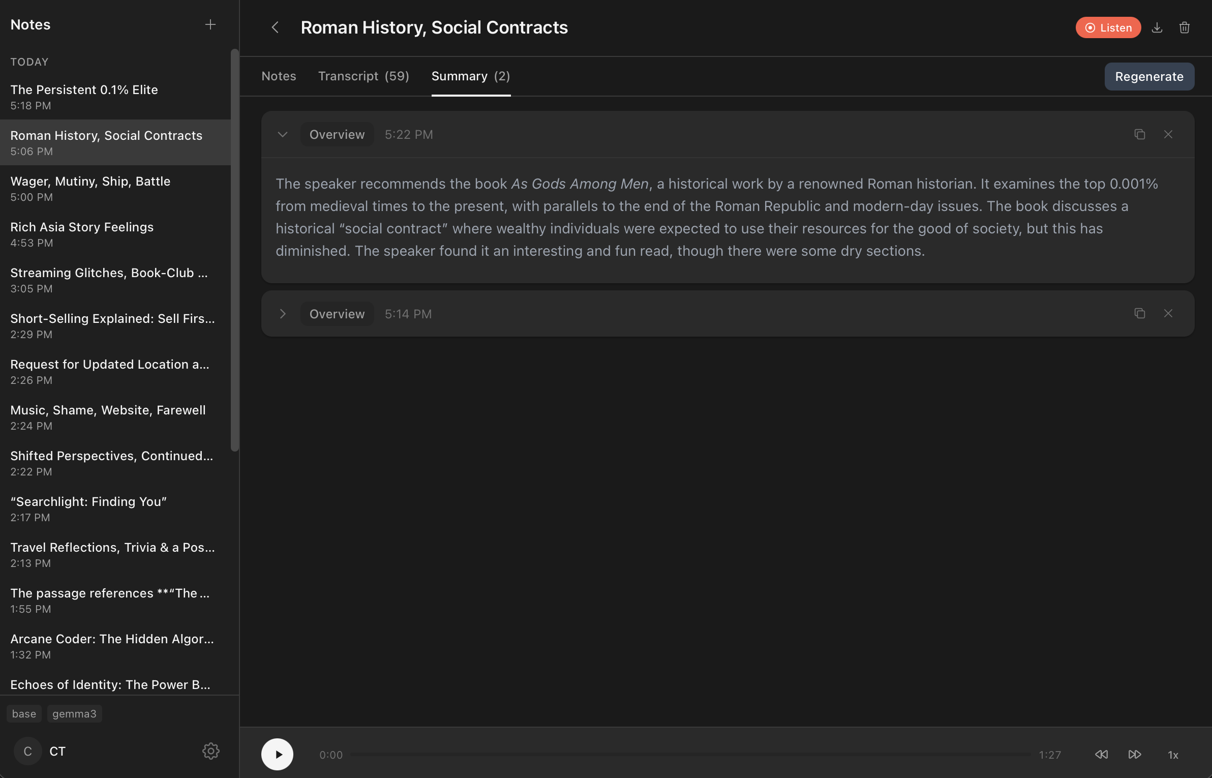 Note67 - Private Meeting Notes Assistant gallery image