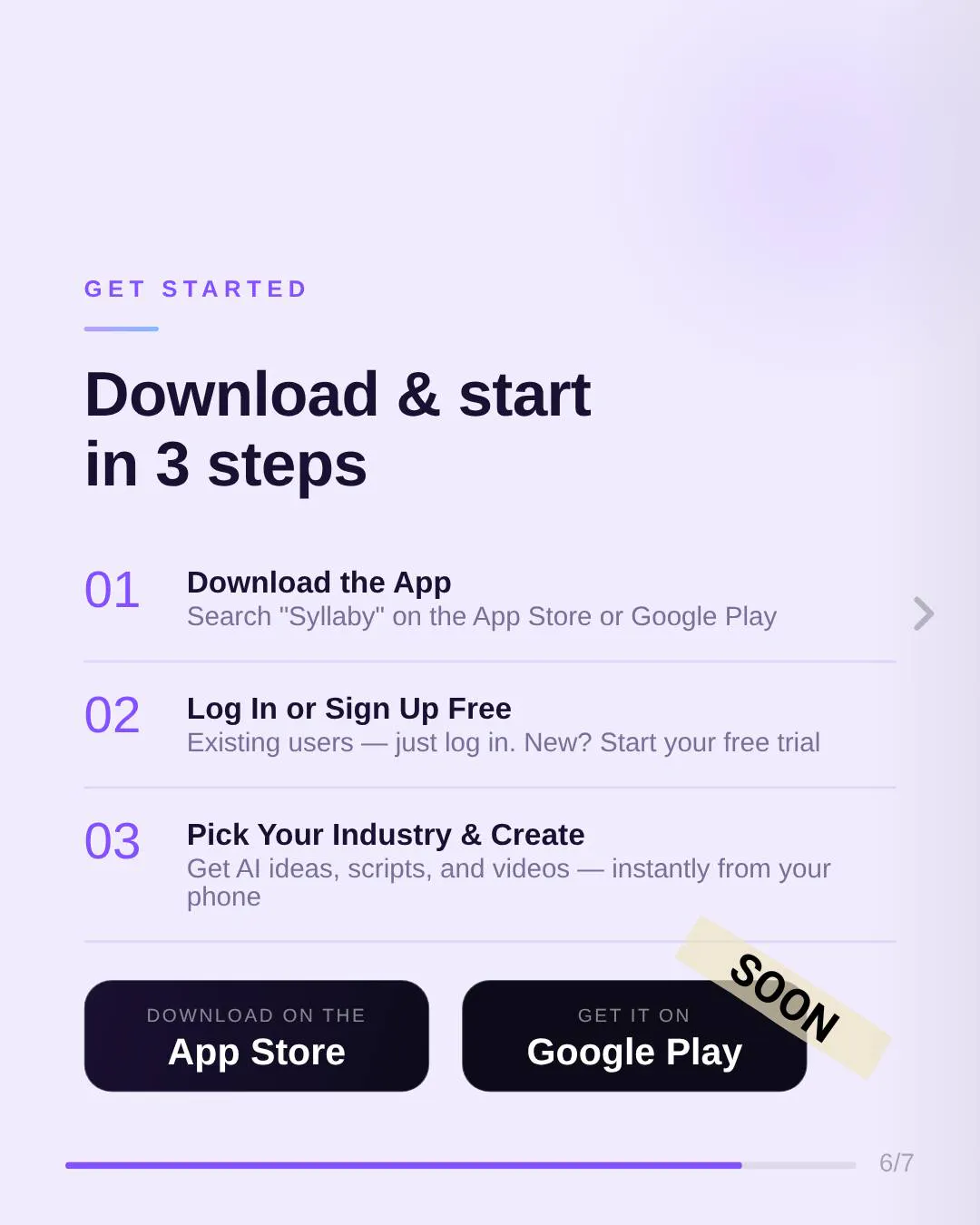 Syllaby Mobile App gallery image