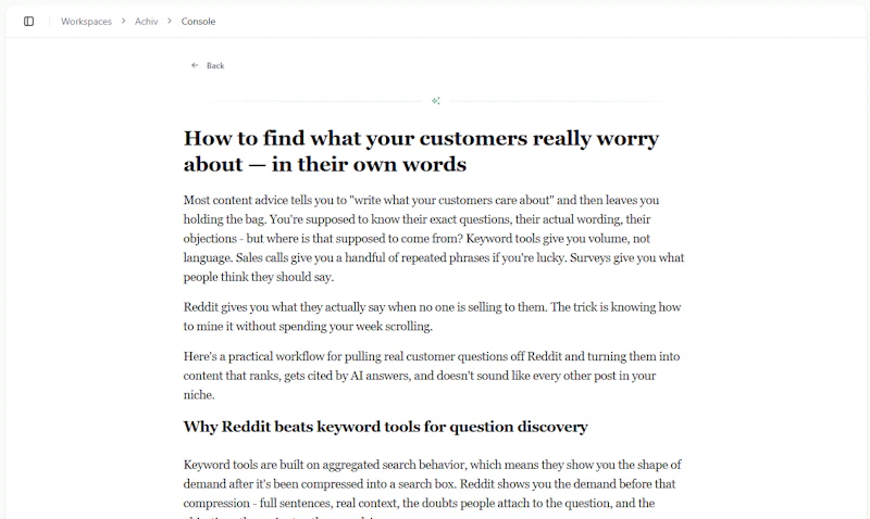 Achiv - Stop Guessing What to Write screenshot 5
