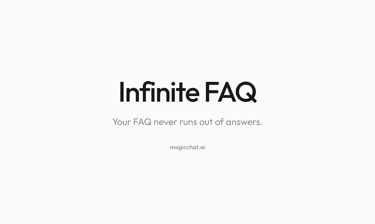 Infinite FAQ gallery image