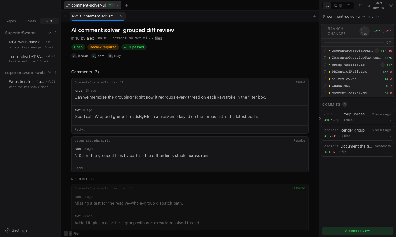 SuperiorSwarm gallery image