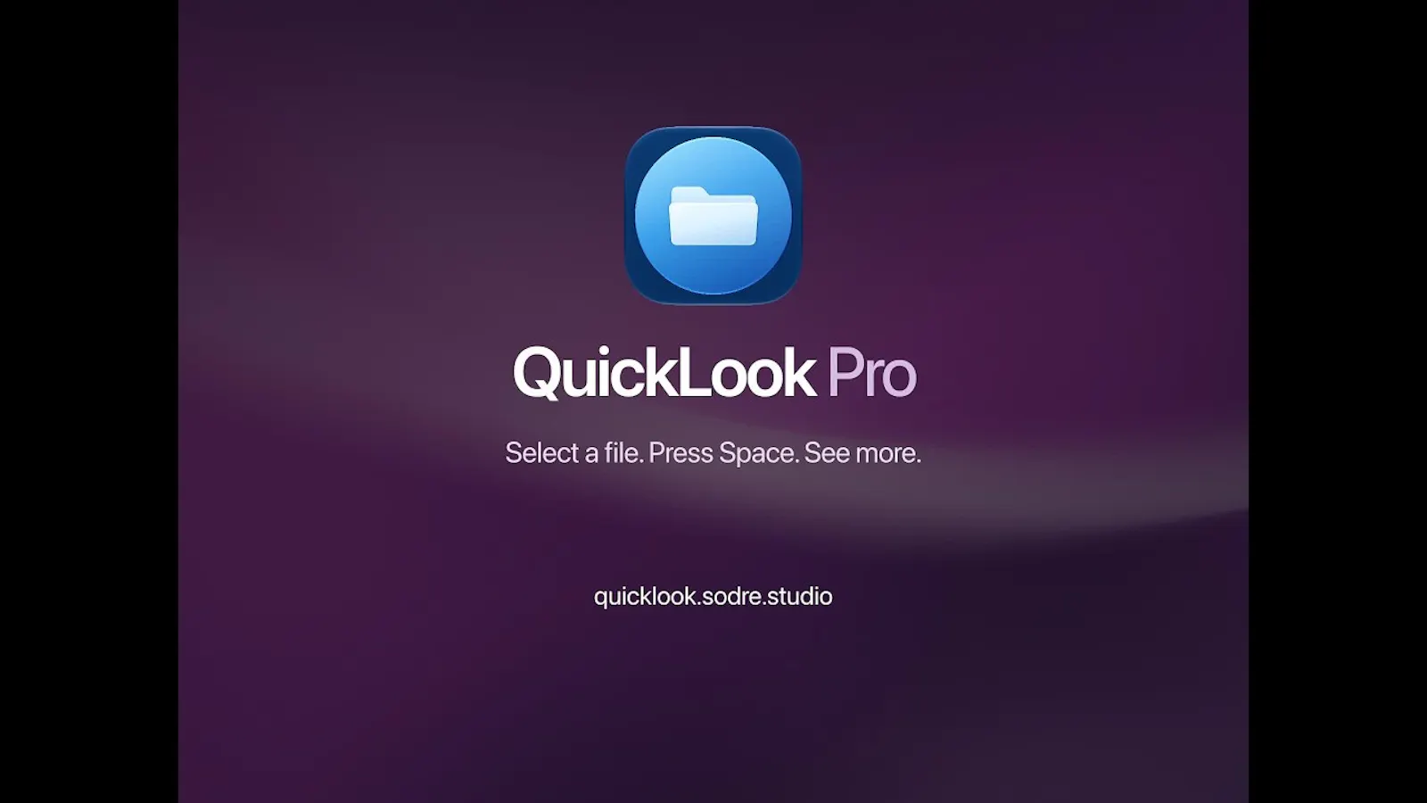 QuickLook Pro screenshot 1 (video preview)