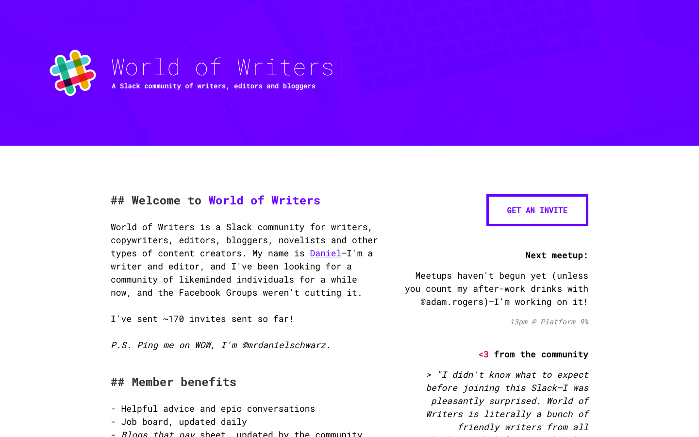 World of Writers gallery image