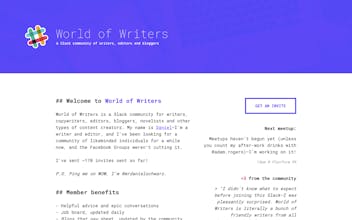 World of Writers gallery image