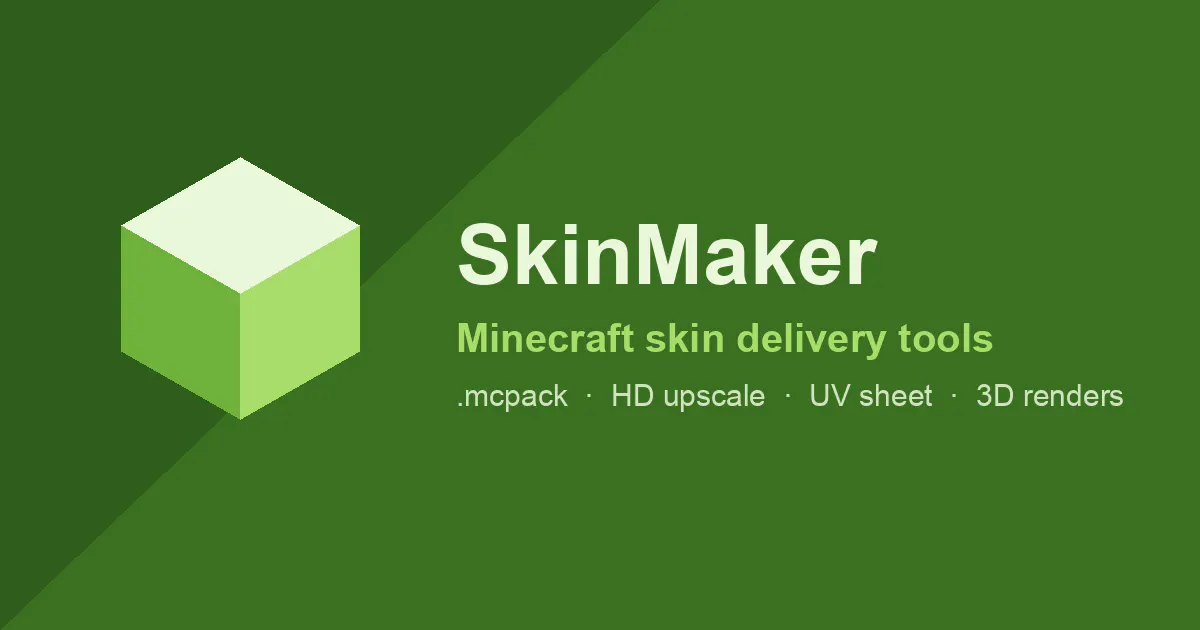 Minecraft Skin Maker & .mcpack Converter gallery image