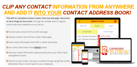 Clipboard To Contacts - Turn Any Text Into Contacts gallery image