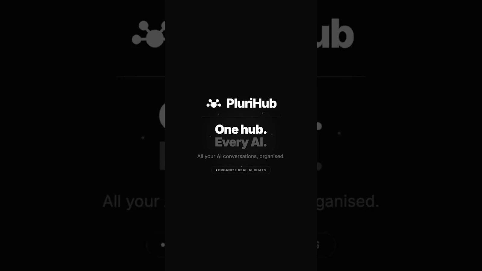 PluriHub screenshot 1 (video preview)