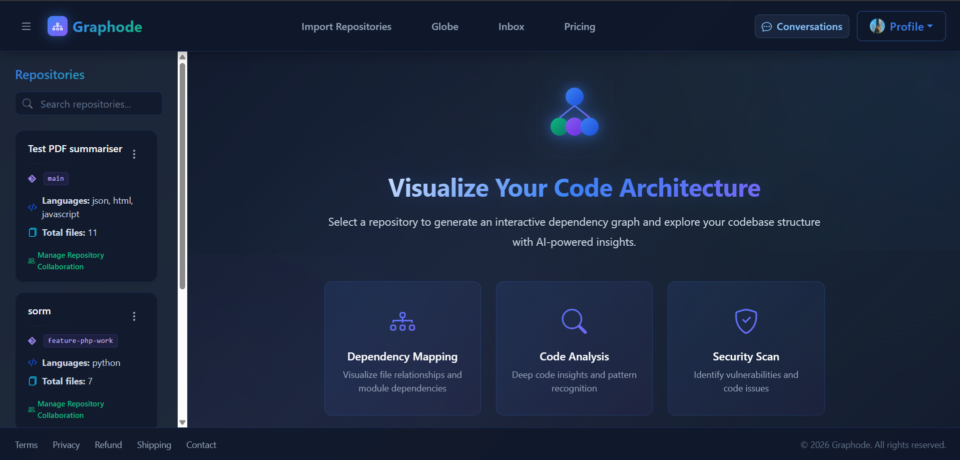  Graphode - GitHub Repository Visualizer gallery image