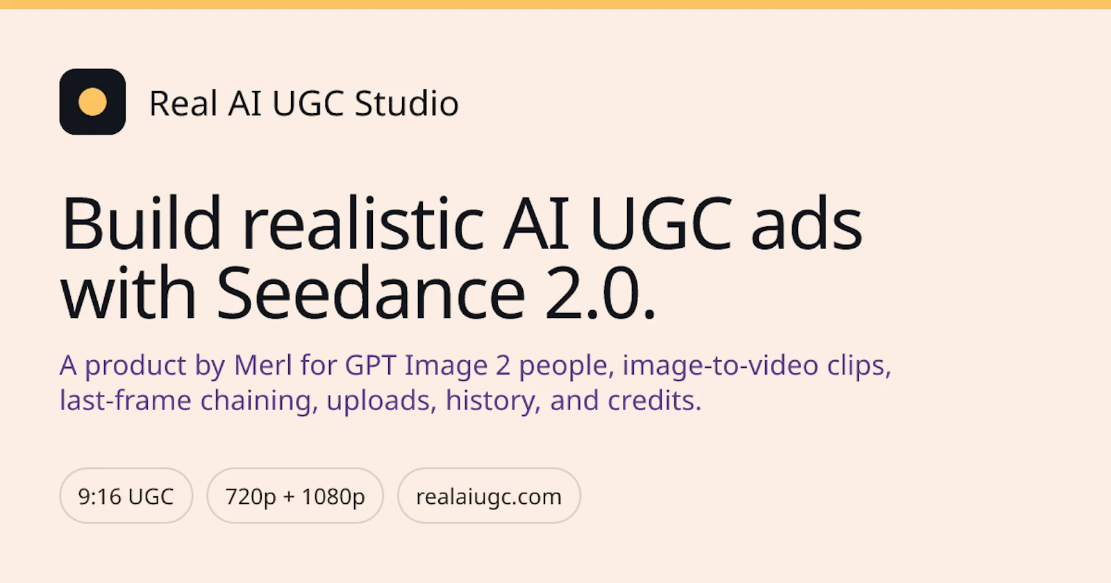 Real AI UGC Studio screenshot 1