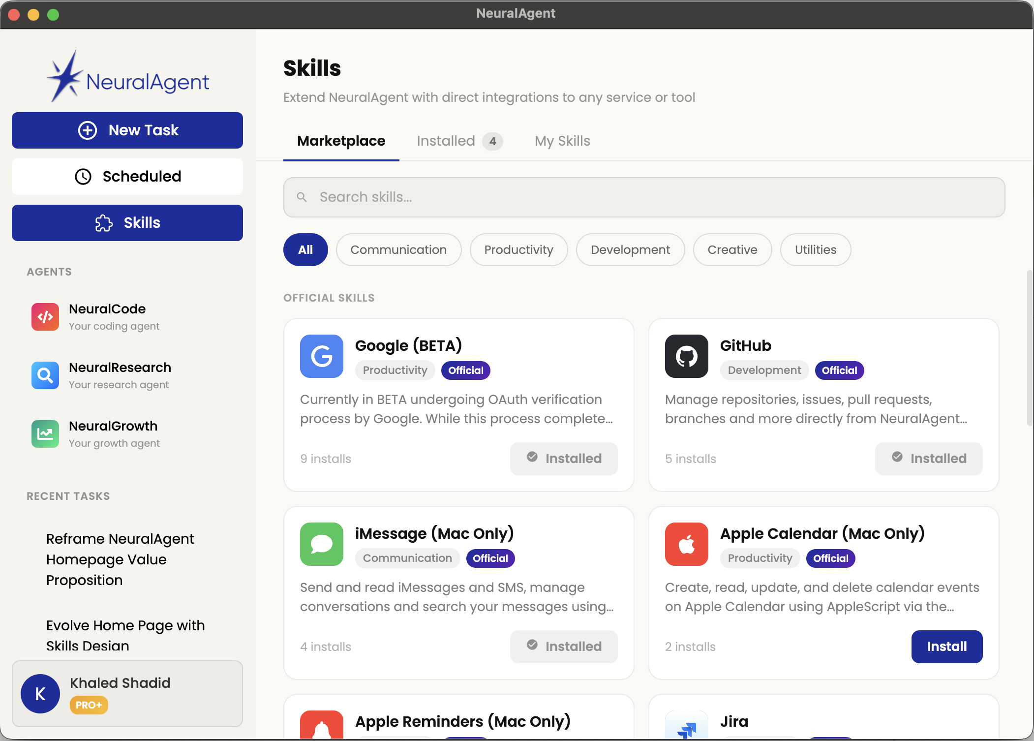 NeuralAgent gallery image