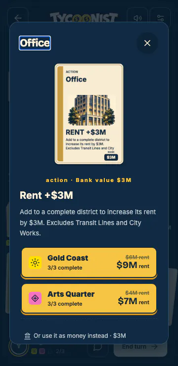 Tycoonist - Property Card Trading Game gallery image
