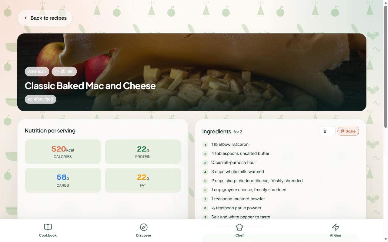 ReelRecipes - Screenshot 5 showing product features and functionality