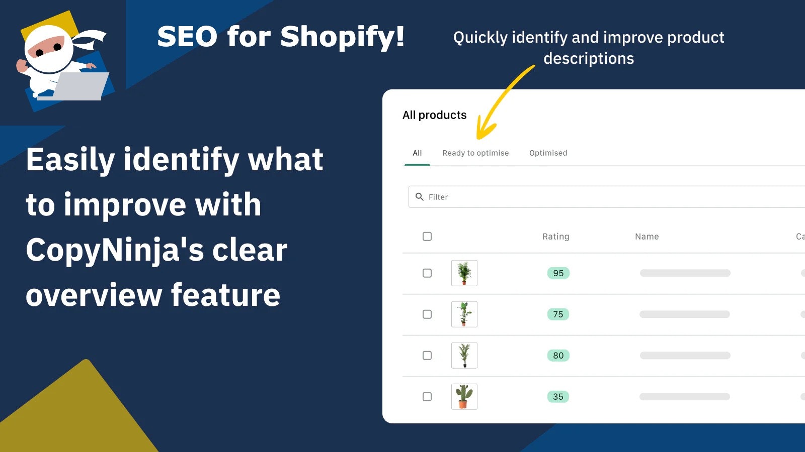 Copyninja (приложение Shopify) - Контент ИИ для вашего магазина Shopify медиа 1