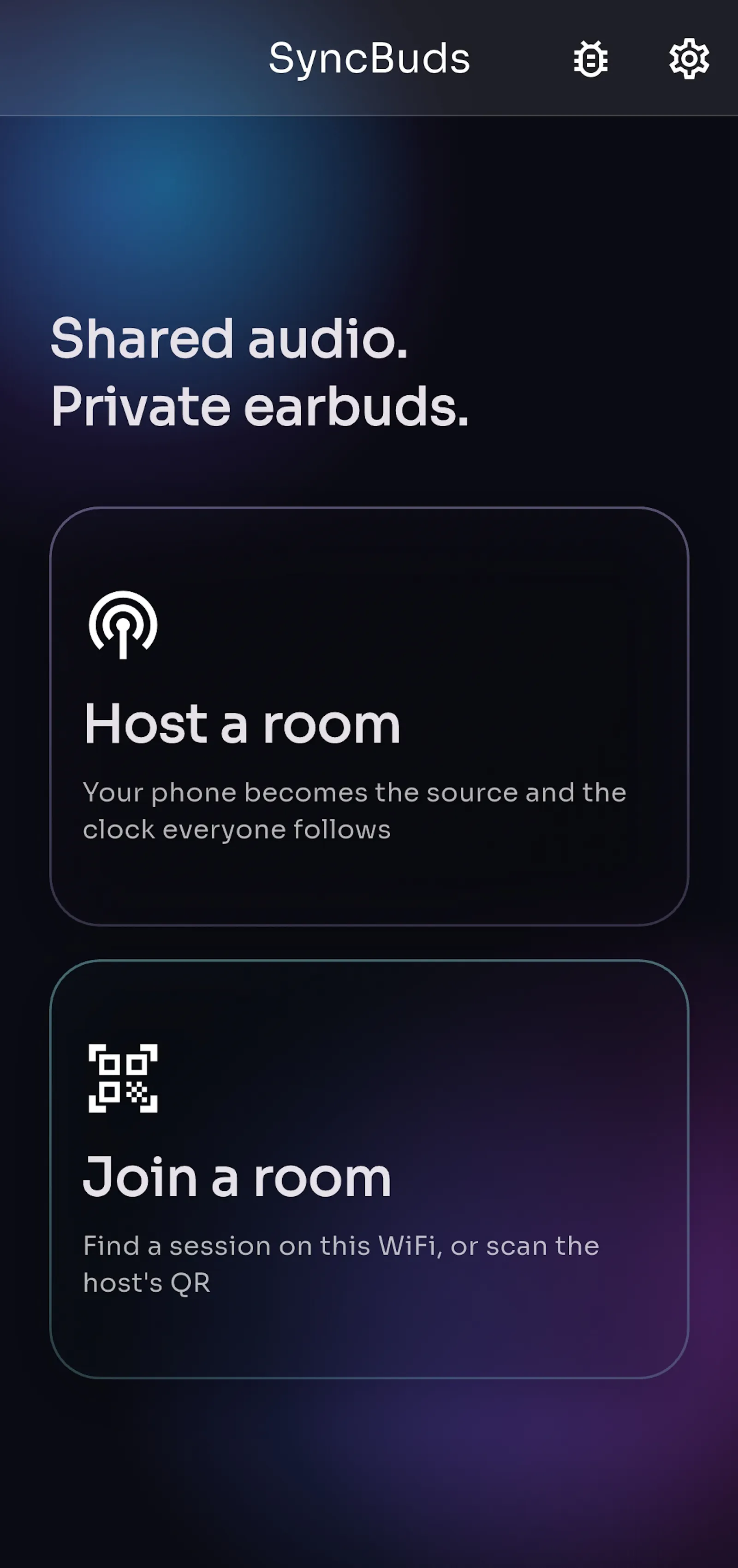 SyncBuds screenshot 1