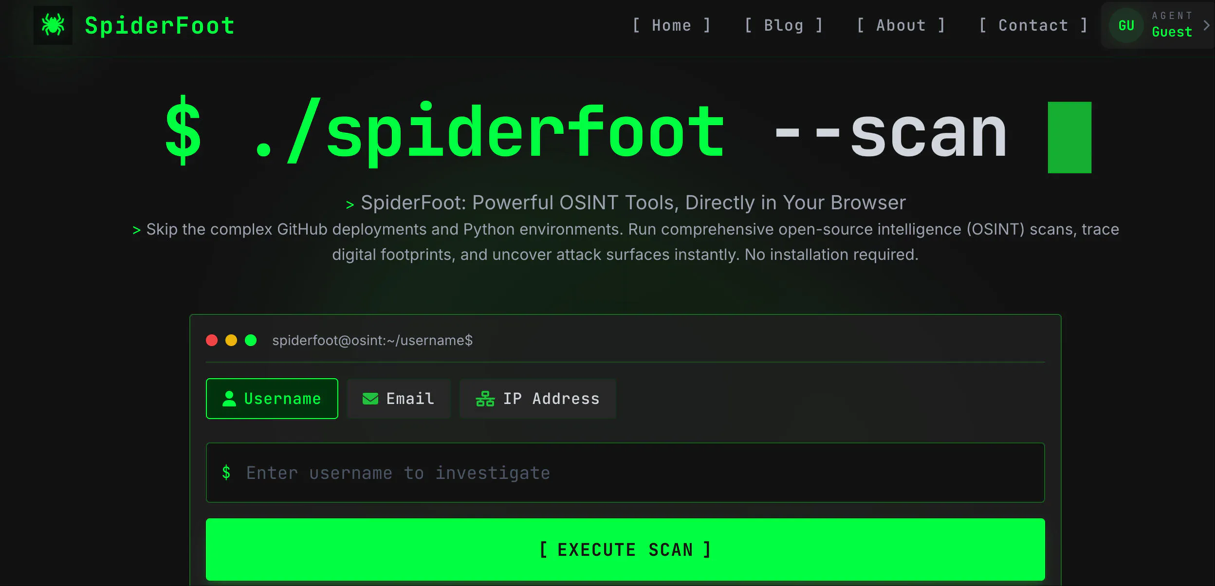 SpiderFoot gallery image