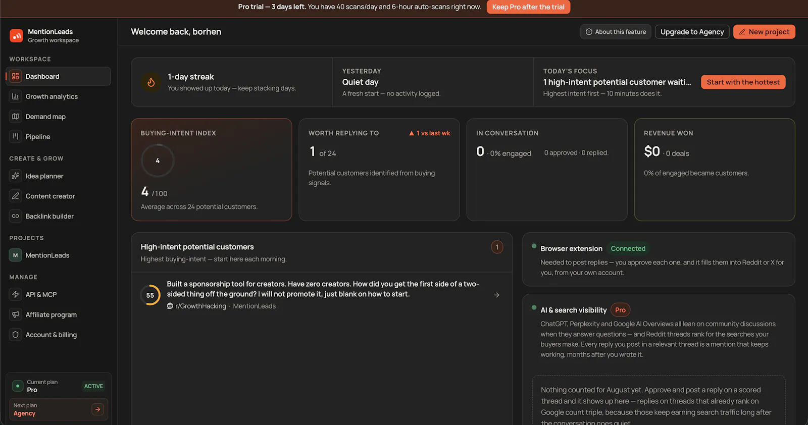 MentionLeads screenshot 5