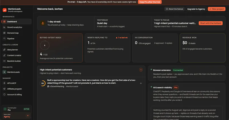 MentionLeads screenshot 5