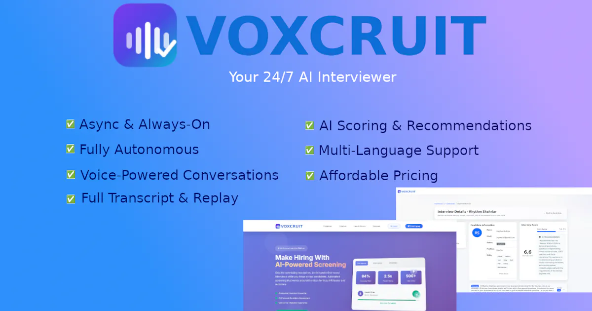 Voxcruit