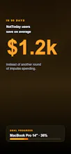 NotToday: No Spend & Habit Tracker gallery image