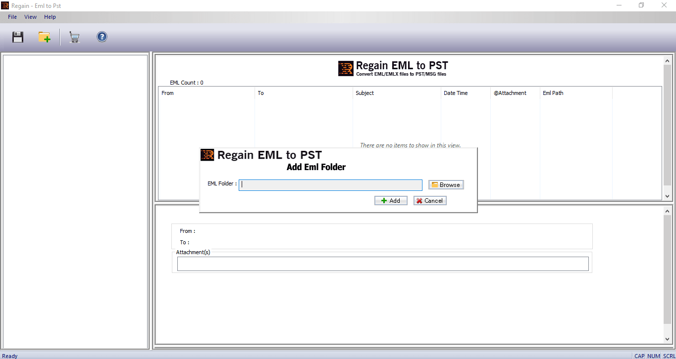 Herwin EML naar PST -converter media 2
