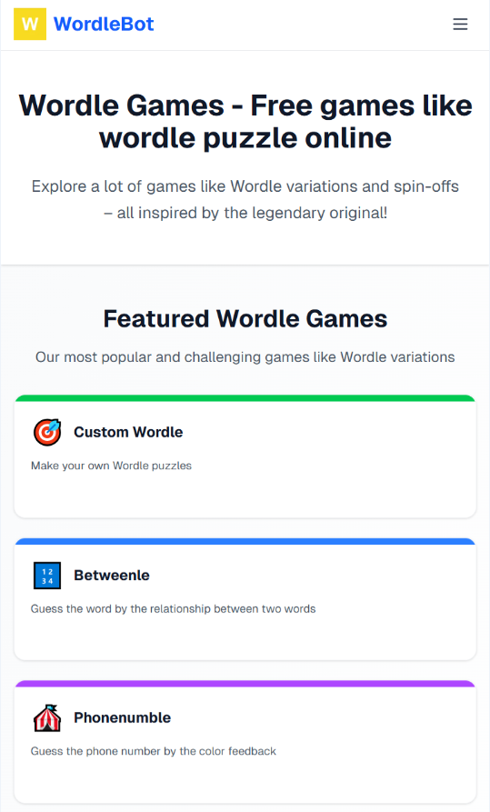 Wordlebot - Wordle Calcle & Wordle Analyzer Çevrimiçi ve Wordle gibi oyunlar medya 2