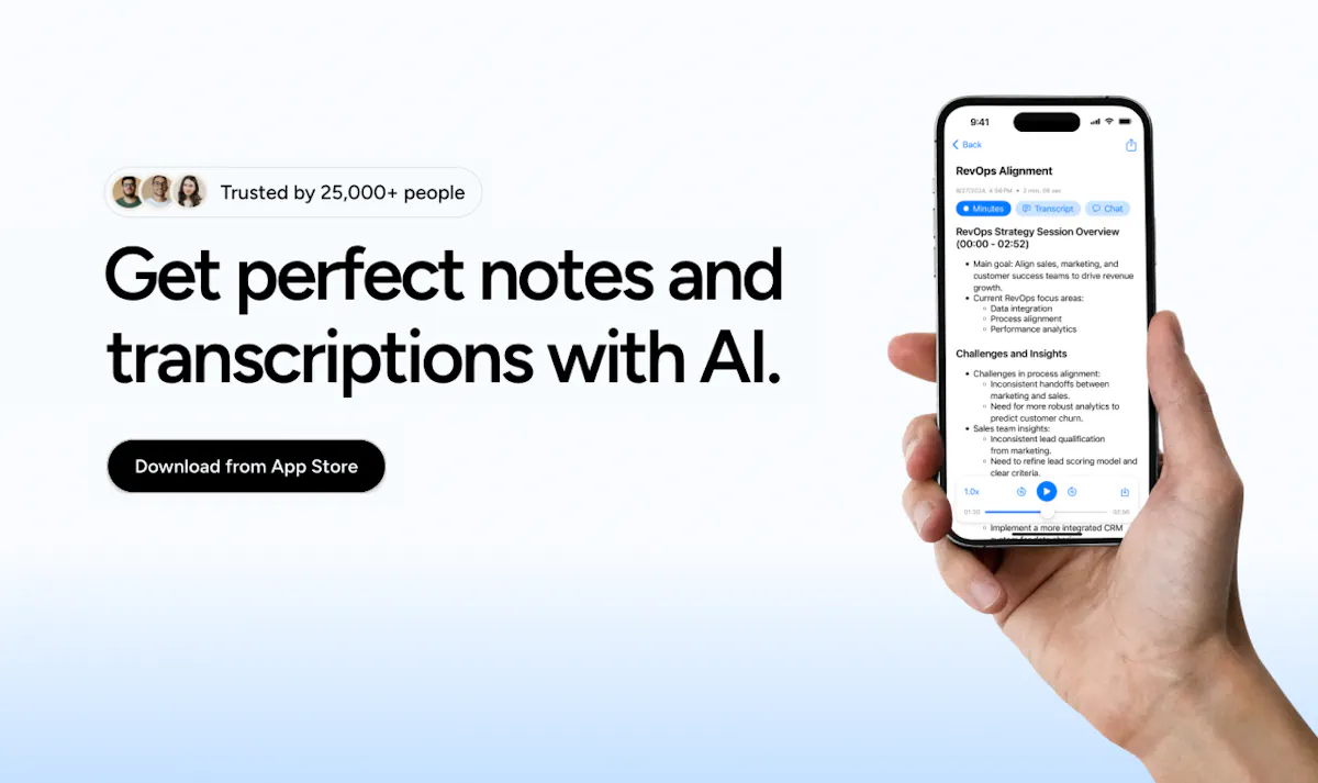Minutes: AI Meeting Notes & Transcripts