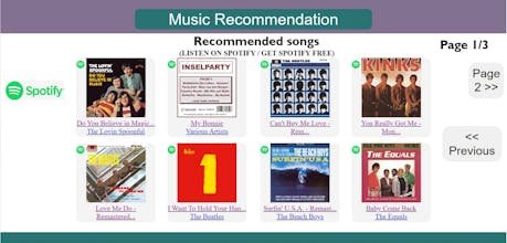 Jeebz Music Recommendation gallery image