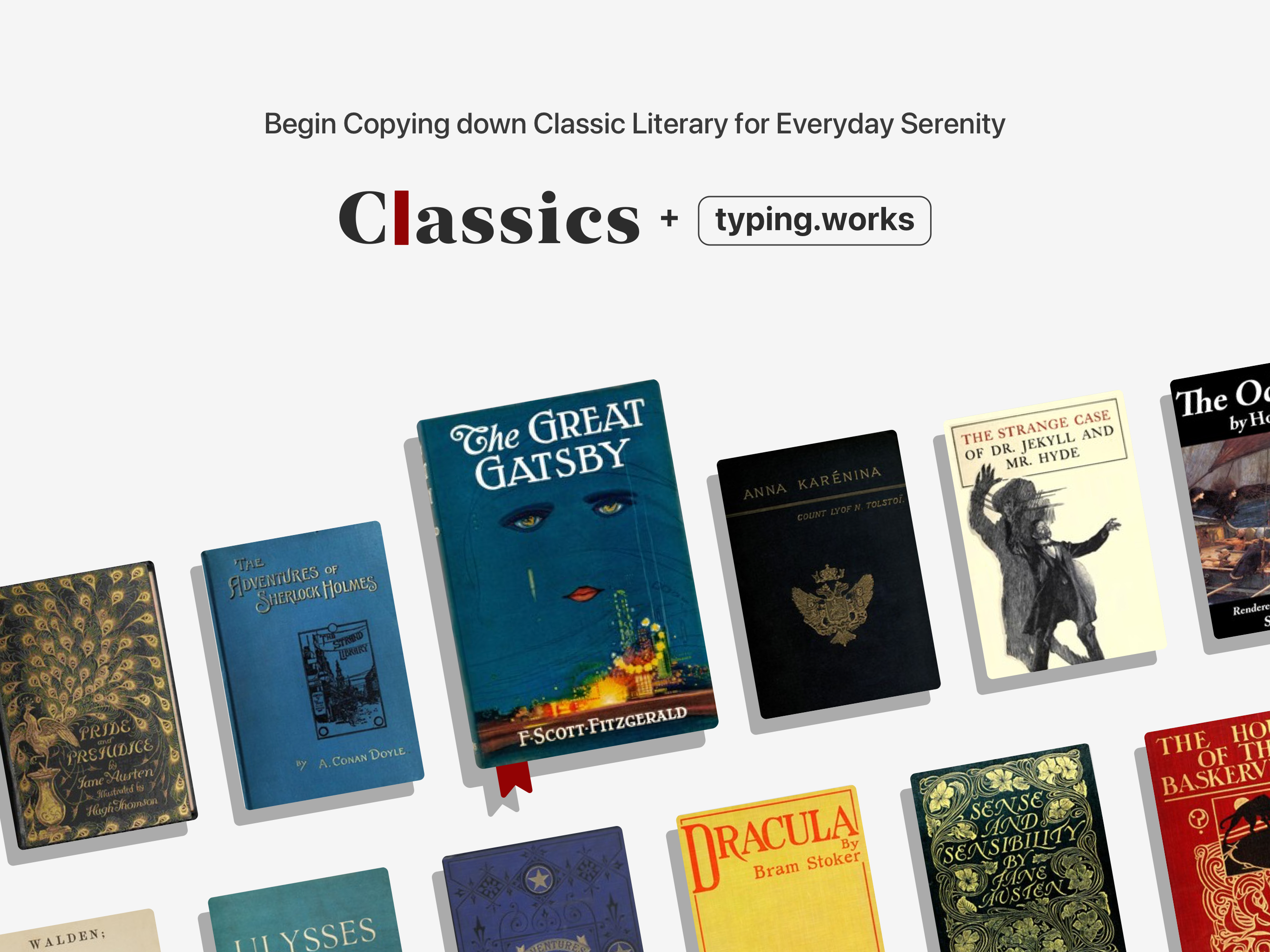 Classics+typing.works logo