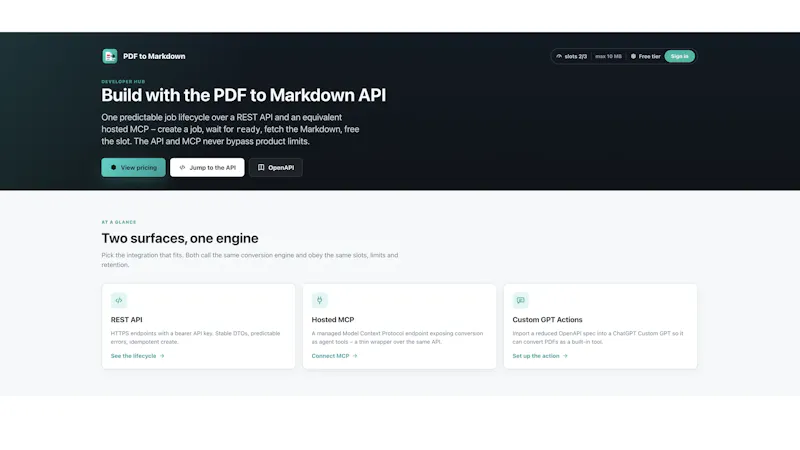 PDF to Markdown screenshot 4