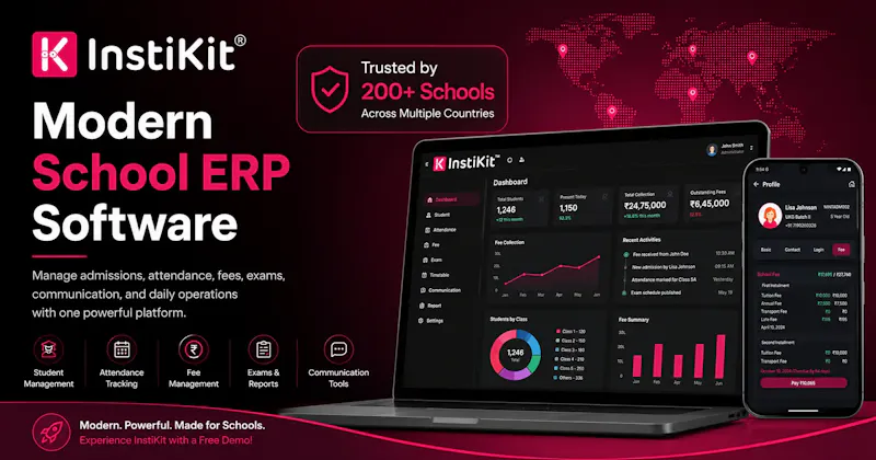 InstiKit School ERP screenshot 2