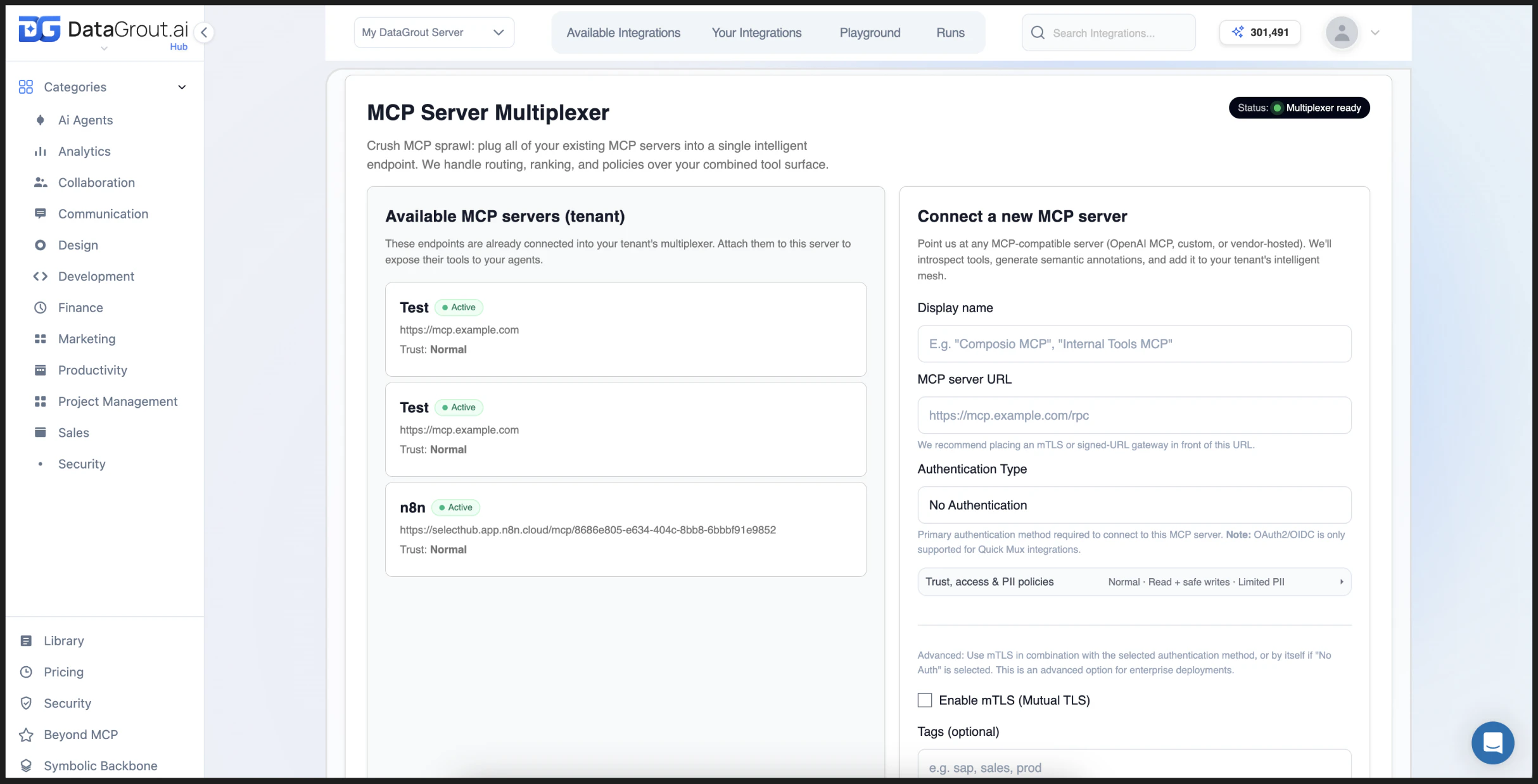 DataGrout AI screenshot 2