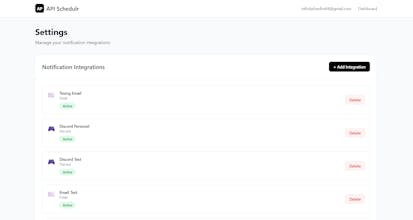 API Schedulr gallery image