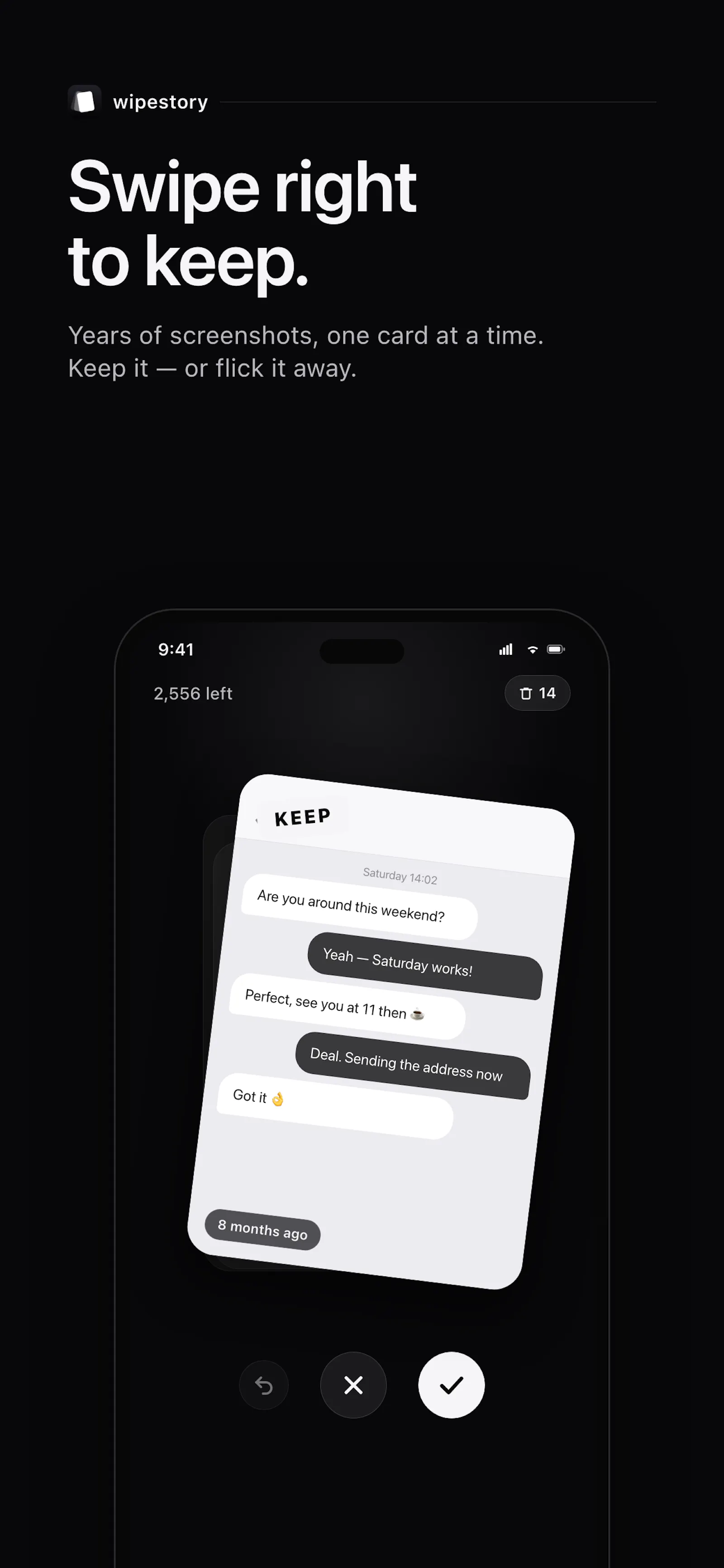 Wipestory screenshot 1