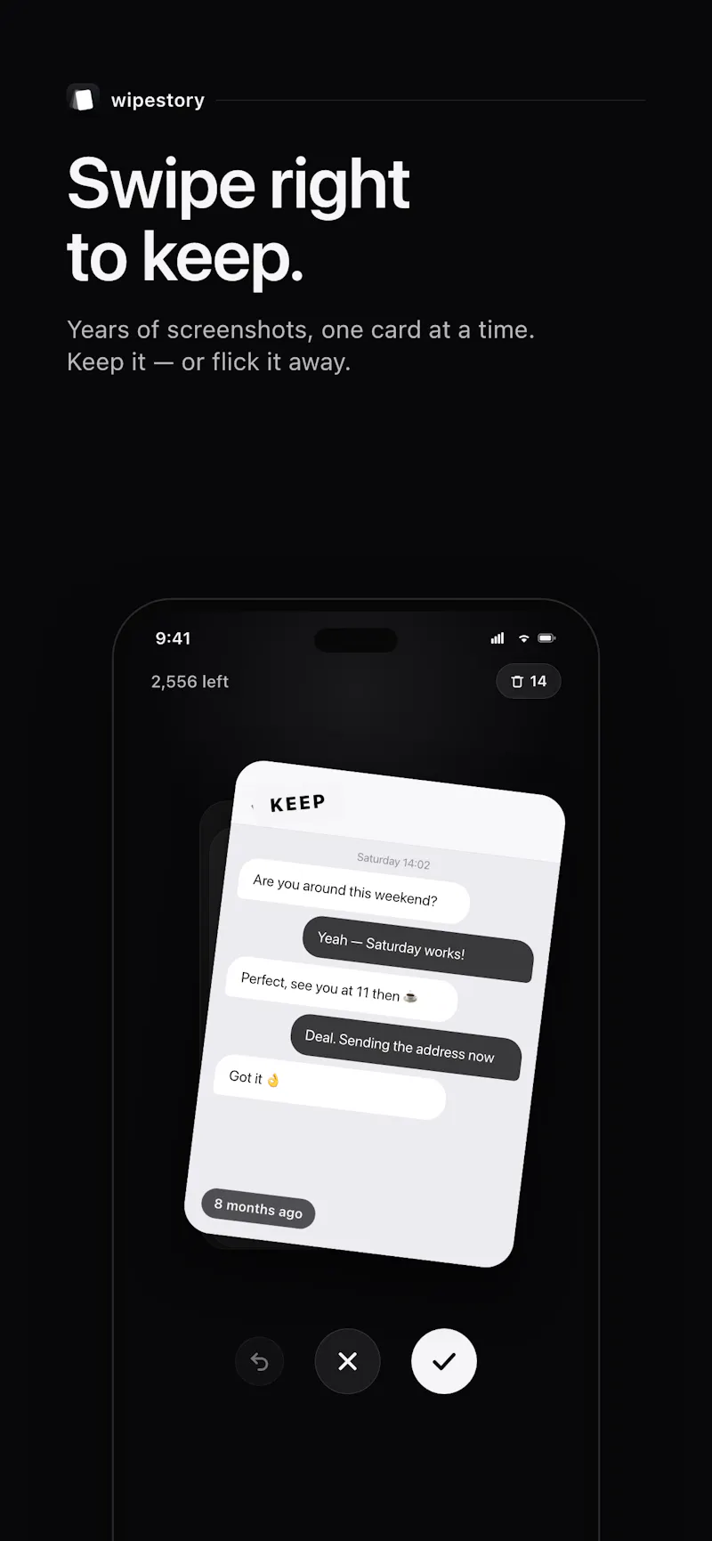 Wipestory screenshot 1