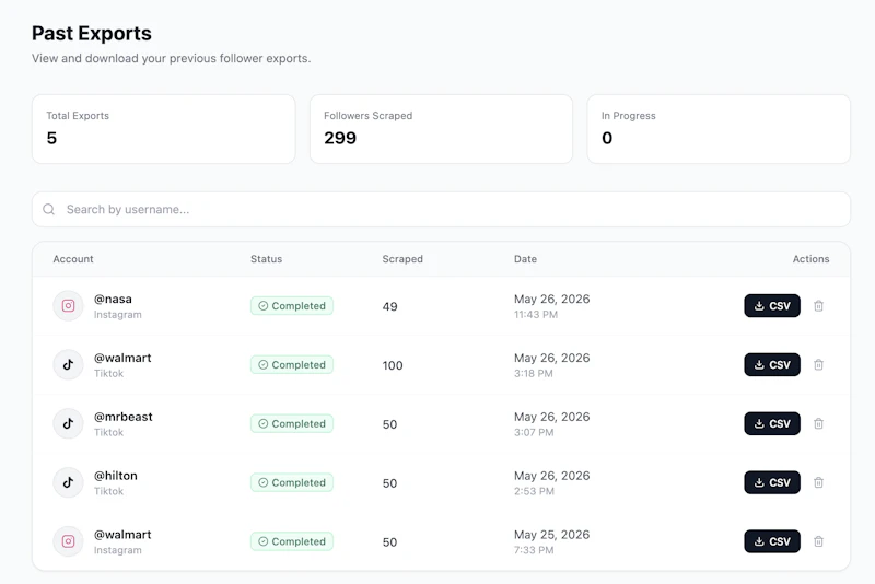 Export Company Followers to CSV screenshot 5