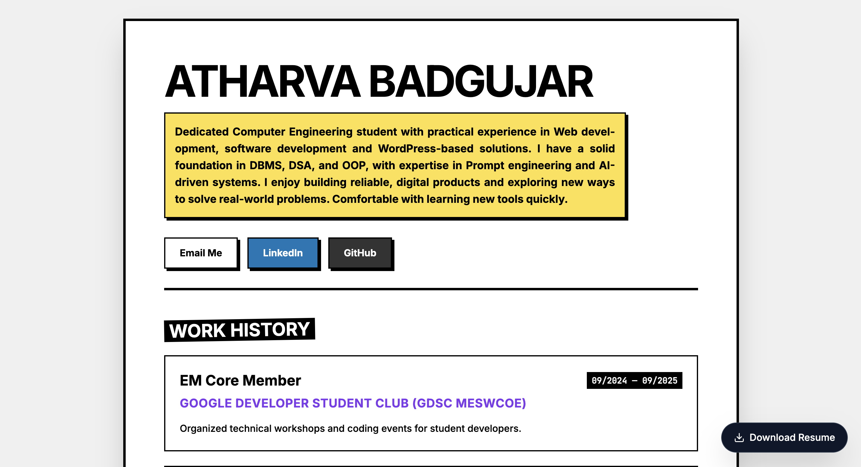 ResumeX gallery image