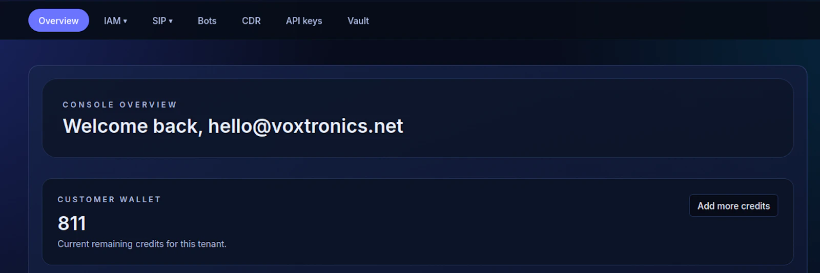Voxtronics screenshot 1