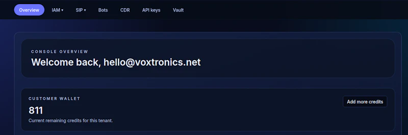 Voxtronics screenshot 1