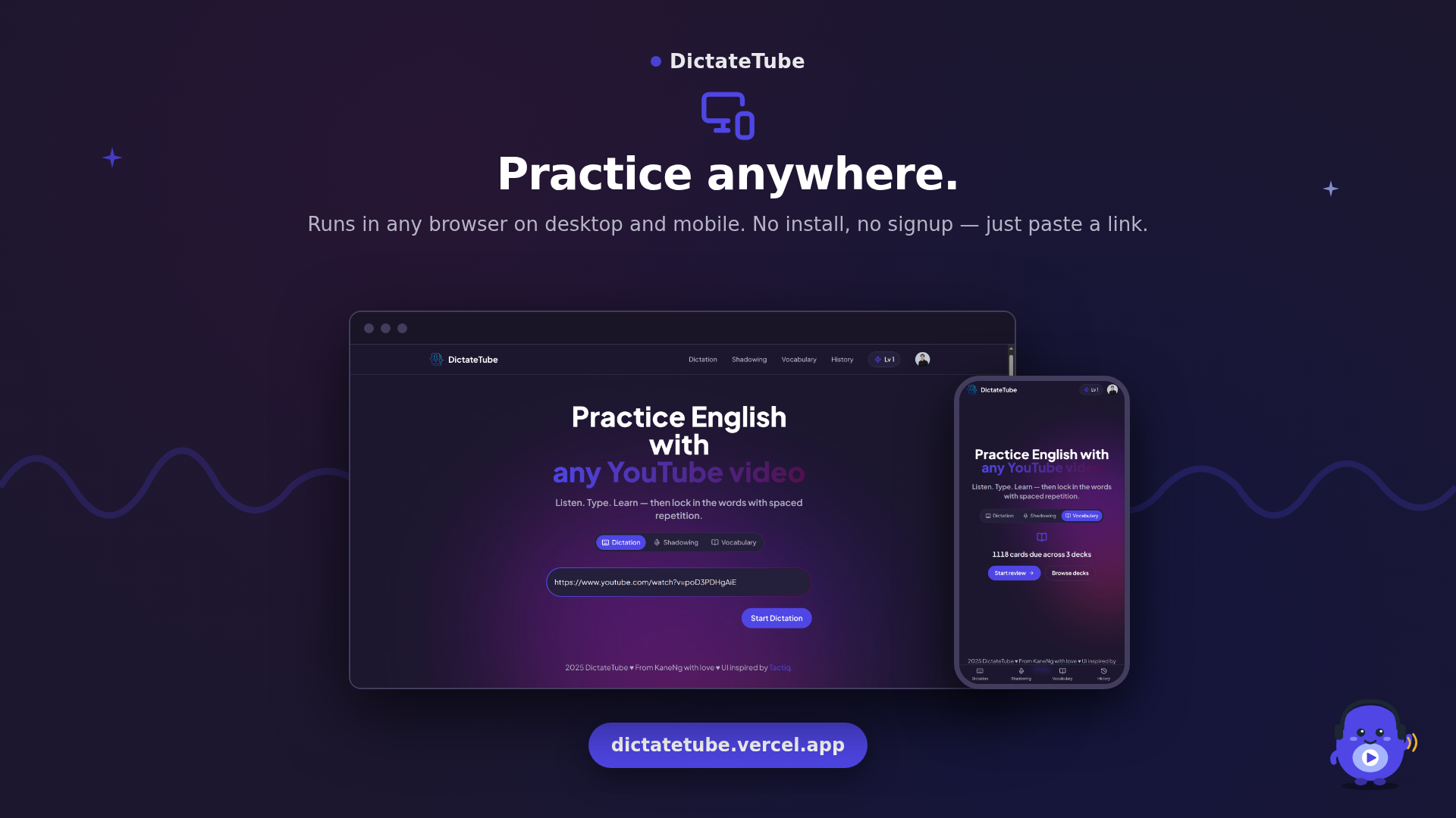 DictateTube gallery image