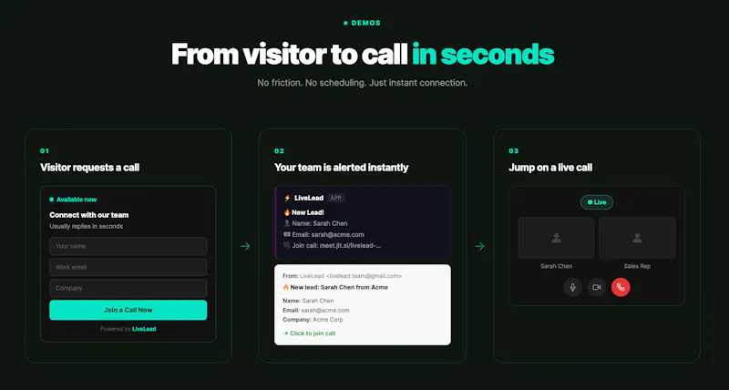 LiveLead screenshot 2