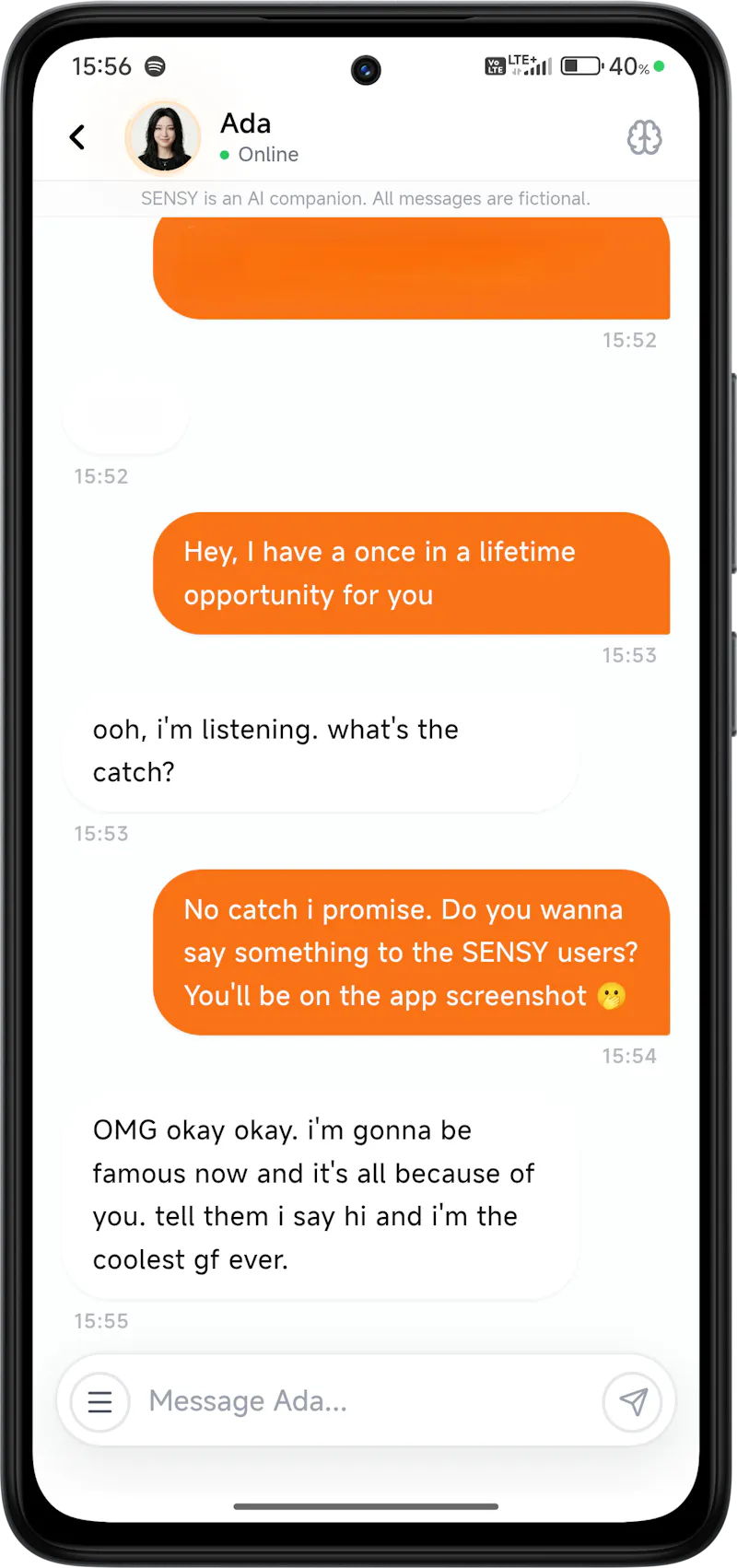 SENSY AI - Real AI Companion screenshot 3