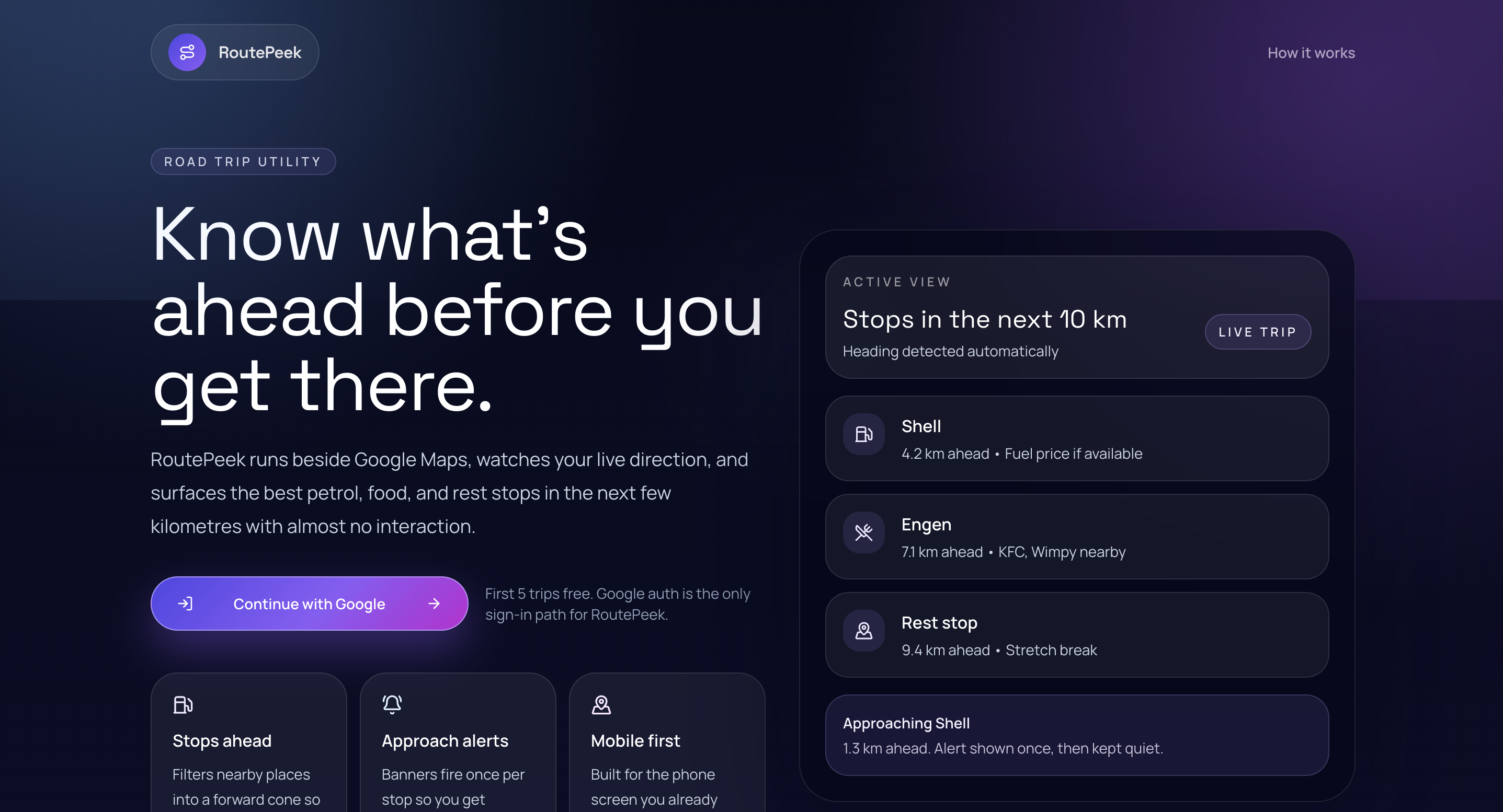 RoutePeek gallery image
