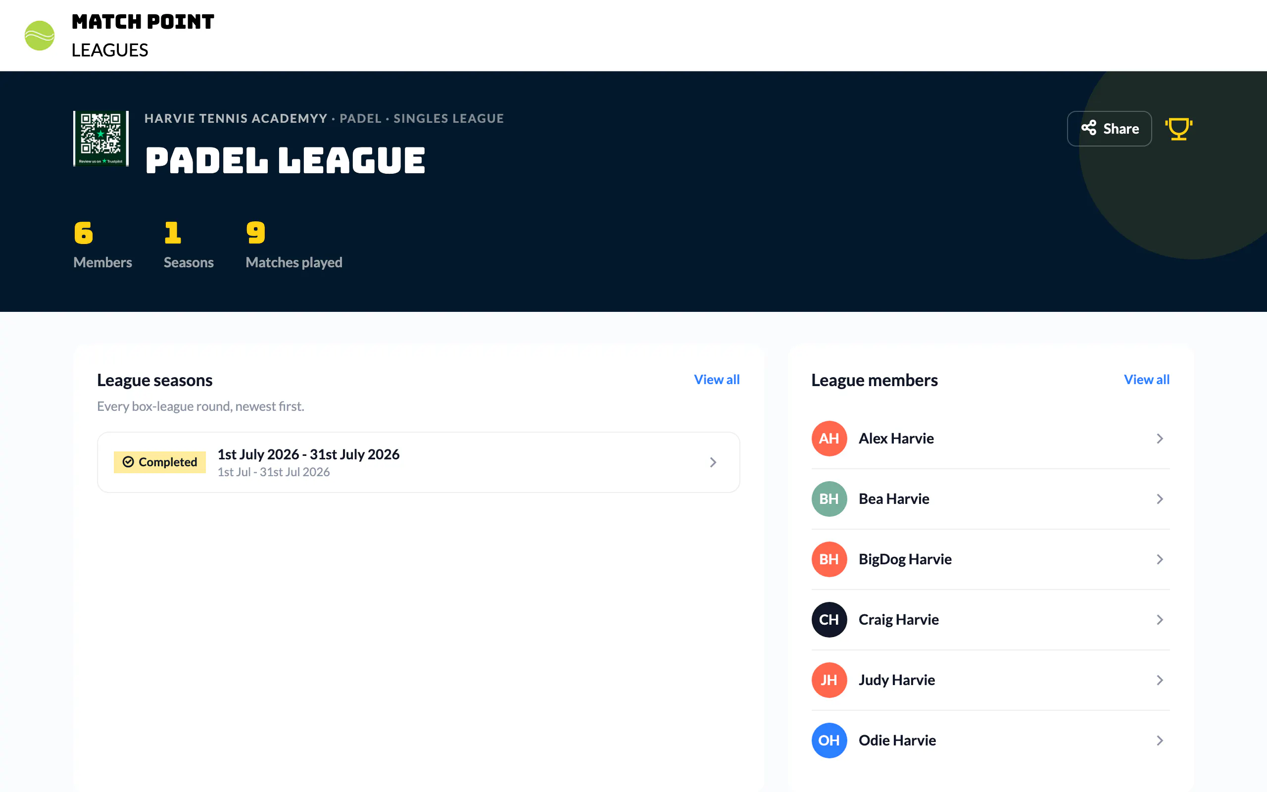 Match Point Leagues gallery image