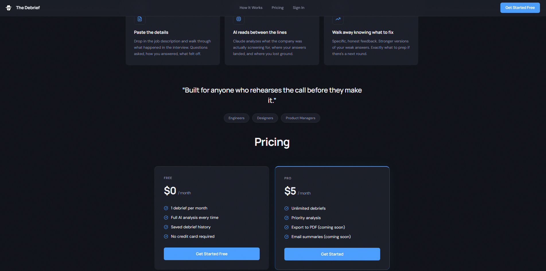 The Debrief gallery image